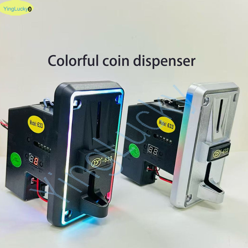 Kolorowy czytnik monet LED, se – Coin Pusher Machine recenzja i cena